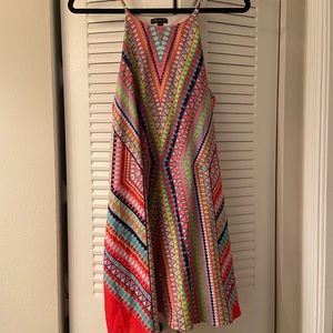 Multi colored halter dress-M